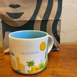 Starbuck Coffee Mug " You Aare Here Collections" California 2017 14oz Tea Mug‎